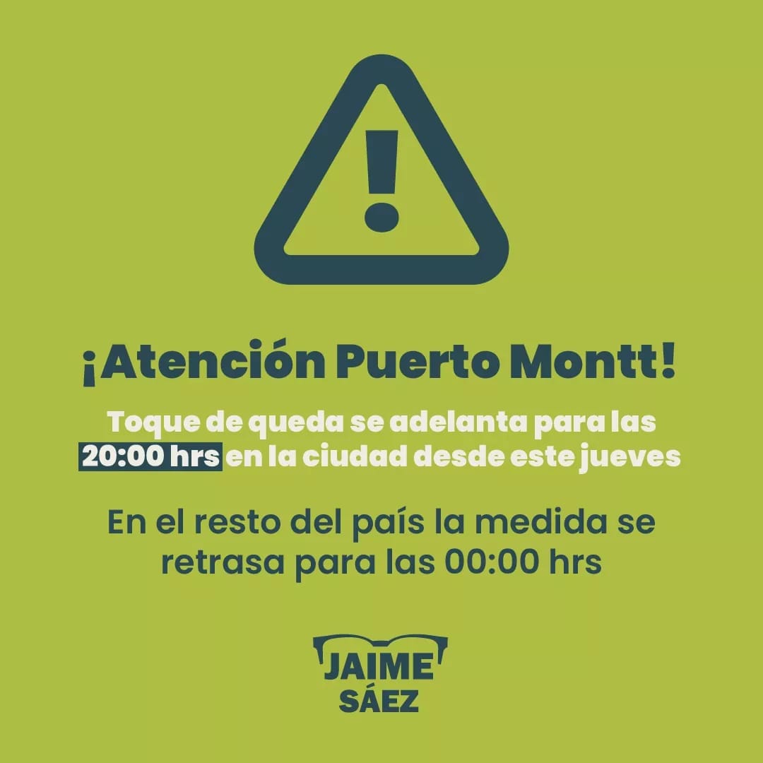 ¡Atención Puerto Montt!